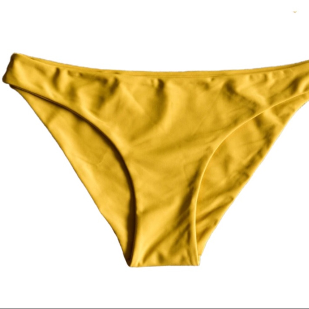 Golden seamless bikini bottom